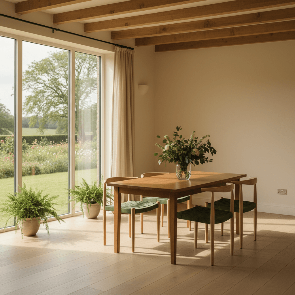 Event space with countryside views